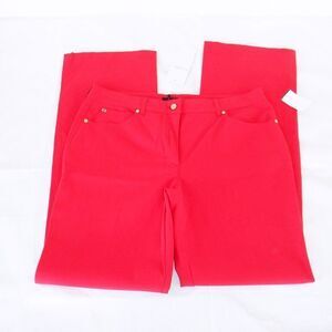 NWT Escada red soft denim jeans Retail $490